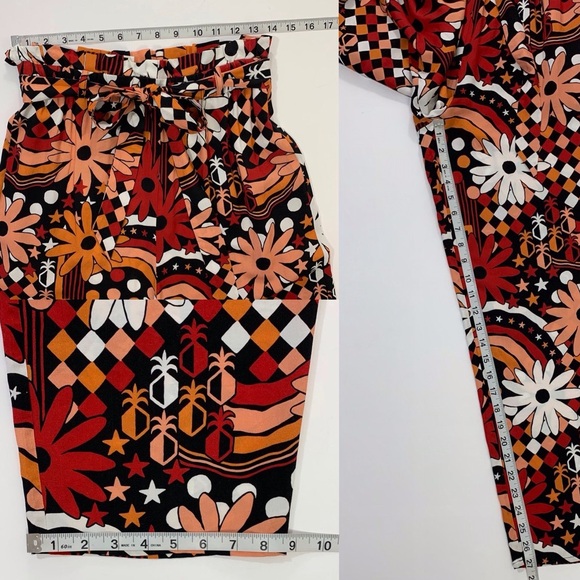 Farm Rio Daisy Wide-Leg Pants size small - Picture 7 of 9